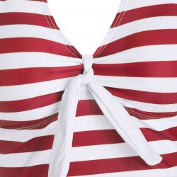   Strap Stripes CrissCross Bikini