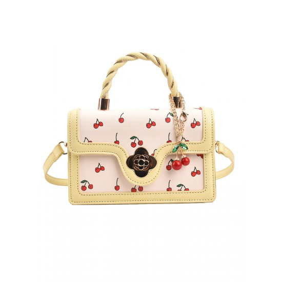  Cherry Flap Crossbody Handbag