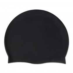 Elastic Silicone Solid Swimming Cap